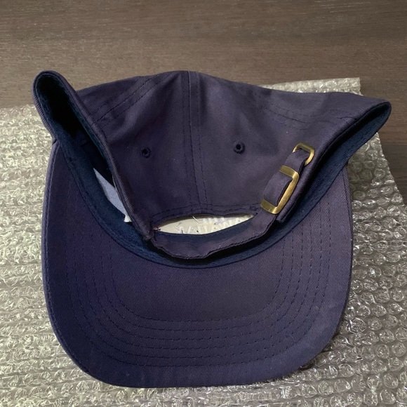 Vintage Hawaiian Islands Navy Hat Cap Adjustable StrapBack One Size New Navy - Picture 3 of 5